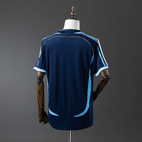 Retro 2006 Argentina Away Jersey Fan Version