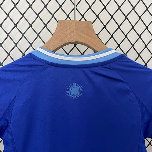 2024 Kids Argentina Away Jersey Kit Fan Version