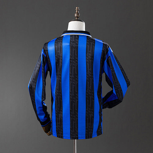 Inter Milan 1997/98 Home Long Sleeve Retro Jersey Fan Version