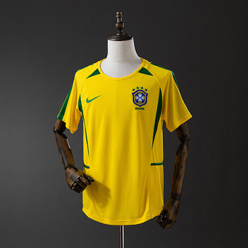 Retro Brazil 2002 Home Jersey Fan Version