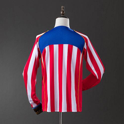 Atletico Madrid 2004/05 Home Long Sleeve Retro Jersey Fan Version