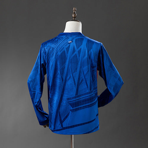 Chelsea 2025/26 Home Long Sleeve Jersey Fan Version