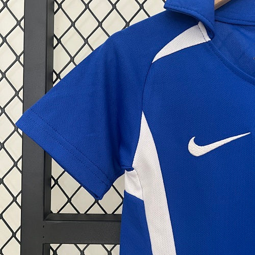 Kids Brazil 2002 Away Jersey Kit