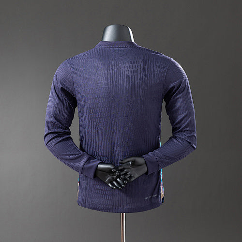 England 2024 Away Long Sleeve Player Version Jersey