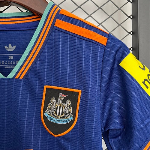 2025/26 Kids Newcastle United Third Away Jersey Kit Fan Version