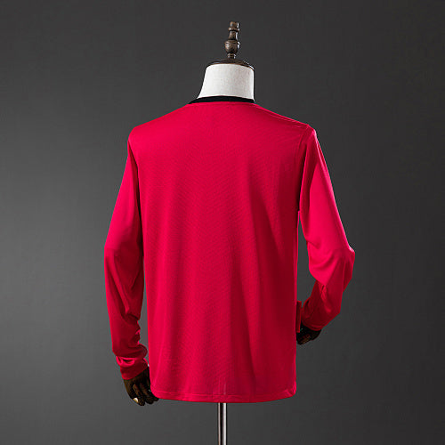 Manchester United 2010 Home Long Sleeve Retro Jersey Fan Version