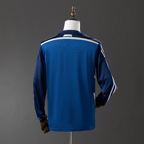 Argentina 2014 Away Long Sleeve Retro Jersey Fan Version
