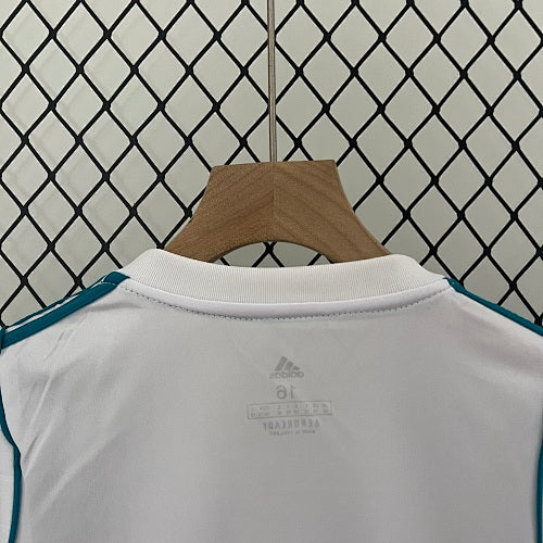 Kids Real Madrid 2017/18 Home Jersey