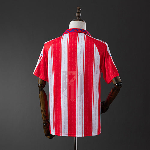 Retro Atletico Madrid 1995/96 Home Jersey Fan Version