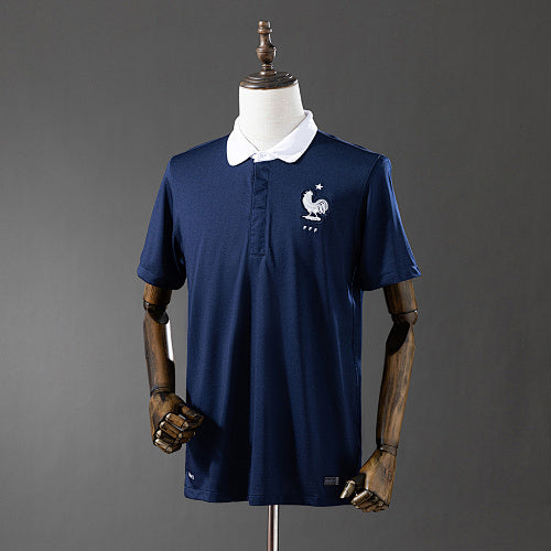 Retro France 2014 Home Jersey Fan Version