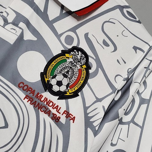 Retro 1998 Mexico Away Jersey Fan Version
