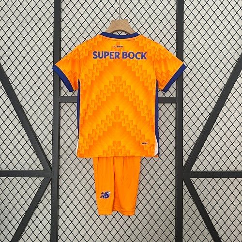 2024/25 Kids Porto Away Jersey Kit Fan Version