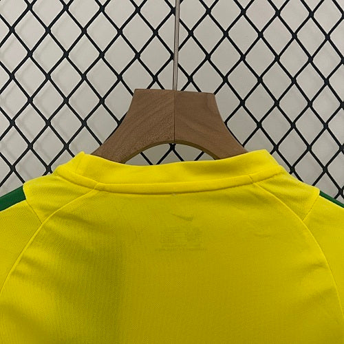 Kids Brazil 2002 Home Jersey Kit Fan Version