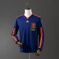 Retro Long Sleeve Spain 2010 Away Jersey Fan Version