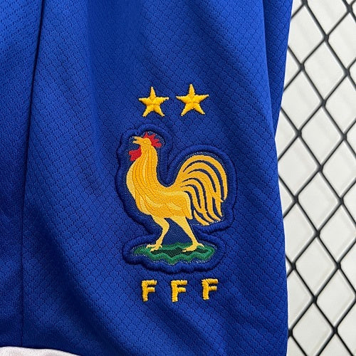 2024 Kids France away Jersey Kit Fan Version