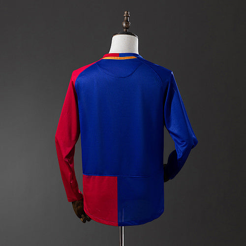 Retro Long Sleeve Barcelona 2008/09 Champions League Home