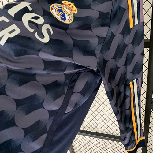 2023/24 Long Sleeve Real Madrid Away Jersey Fan Version