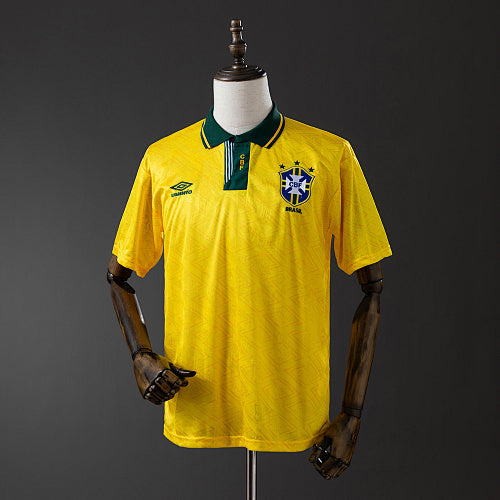 Retro Brazil 1991/93 Home Jersey Fan Version