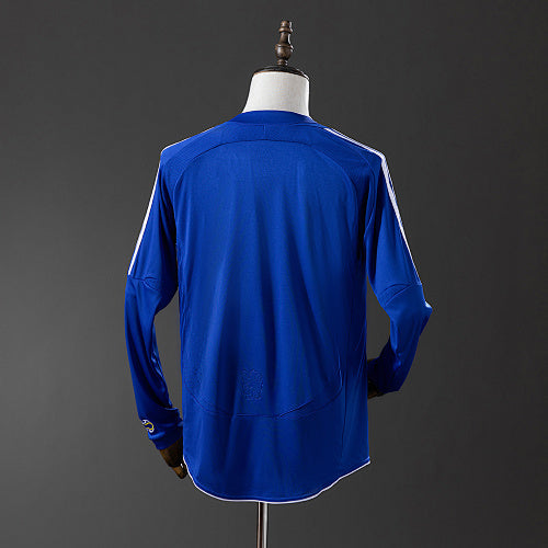 Retro Long Sleeve Chelsea 2006/07 Home Jersey Fan Version