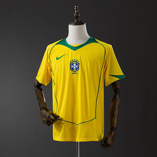 Retro 2004/06 Brazil Home Jersey Fan Version