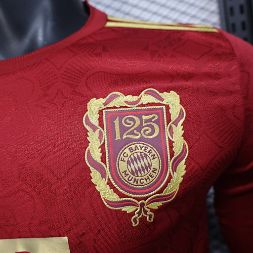 2025/26 FC Bayern Munich 125th Anniversary Red Jersey Player Version