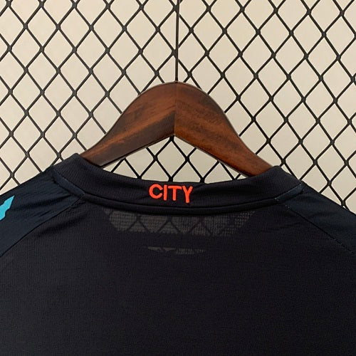 2023/24 Long Sleeve Manchester City Third Away Jersey Fan Version