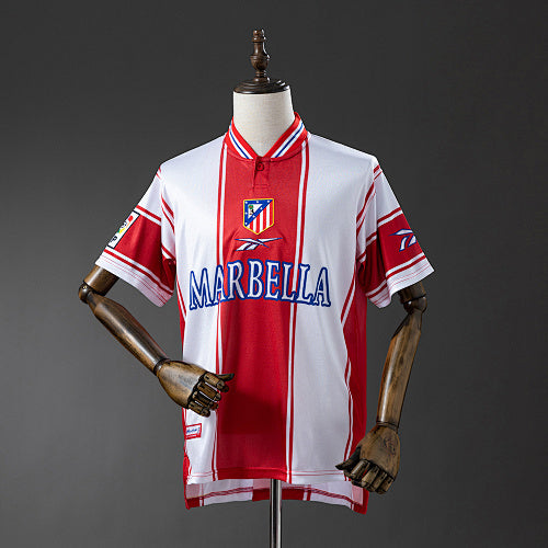 Retro Atletico Madrid 1999/00 Home Jersey Fan Version