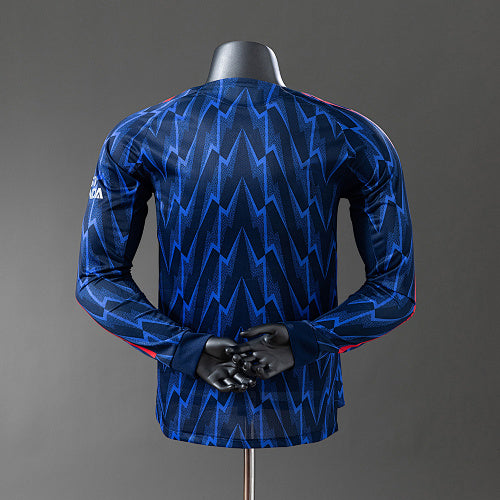 Arsenal 2025/26 Away Player Version Long Sleeve Jersey