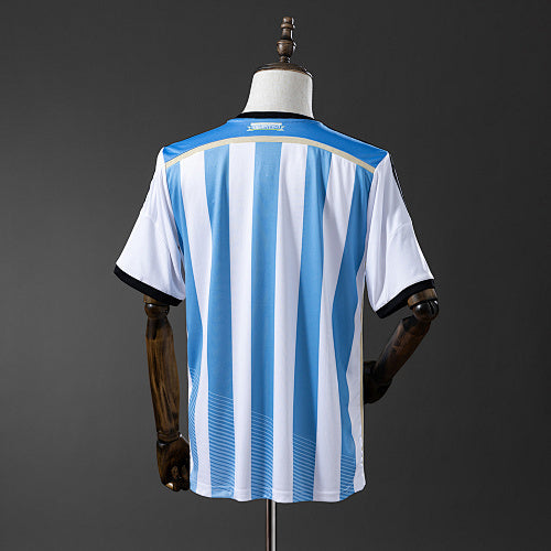 Retro 2014 Argentina Home Jersey Fan Version