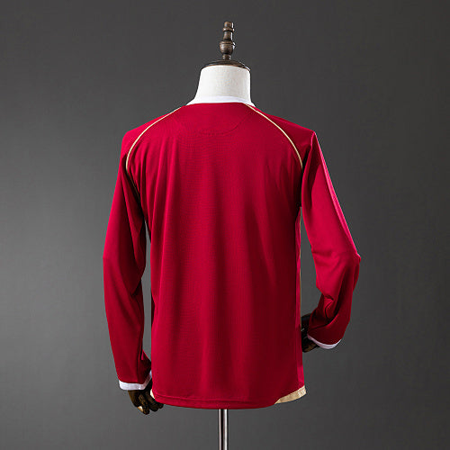Retro 2006/07 Manchester United Long Sleeve Home Jersey Fan Version