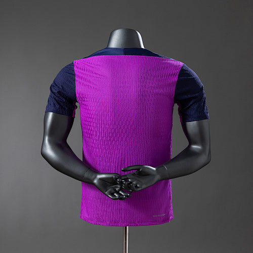 Barcelona 2025/26 Pre-match training Player Version-Purple Jersey