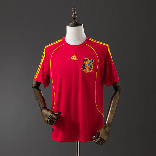 Retro Spain 2008 Home Jersey Fan Version