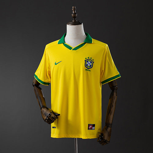 Brazil 1997 Home Retro Jersey Fan Version