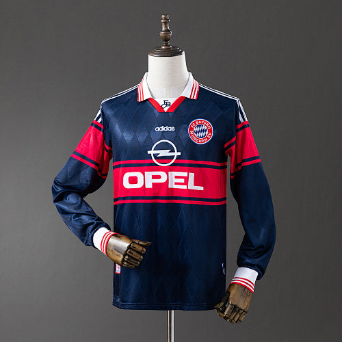 Bayern Munich 1997/98 Away Long Sleeve Retro Jersey Fan Version
