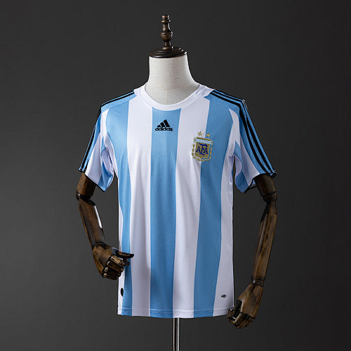 Argentina 2008/10 Home Retro Jersey Fan Version