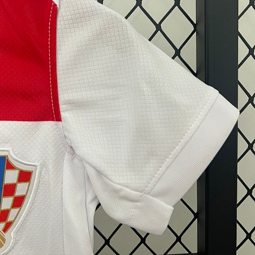 2024 Kids Croatia Home Jersey Kit Fan Version