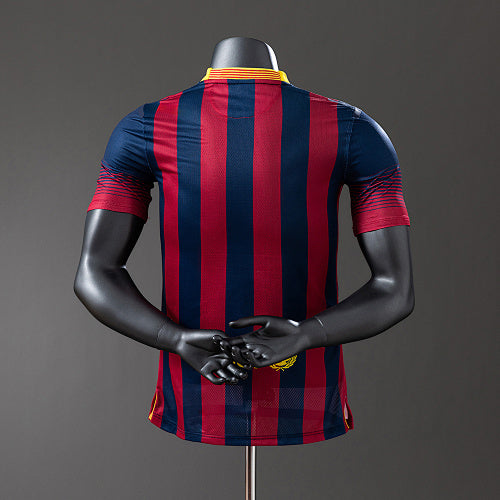 Barcelona 2013/14 Home Player Version Retro Jersey