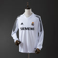 Retro long sleeve Real Madrid 2005/06 Home Jersey