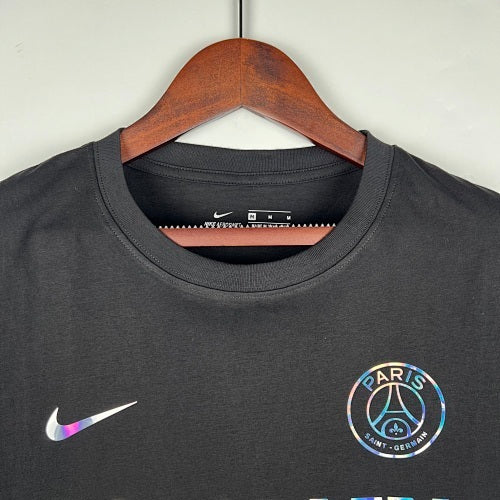 2023/24 PSG Cotton T-Shirt Black