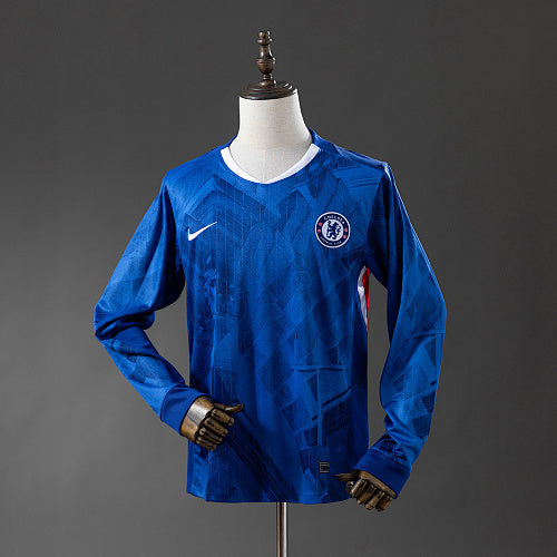Chelsea 2025/26 Home Long Sleeve Jersey Fan Version