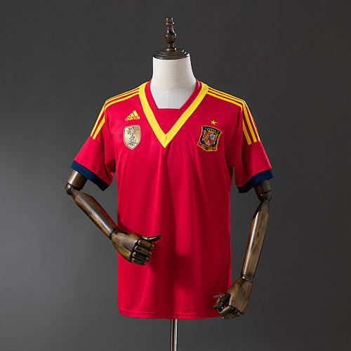Retro Spain 2013 Home Jersey Fan Version