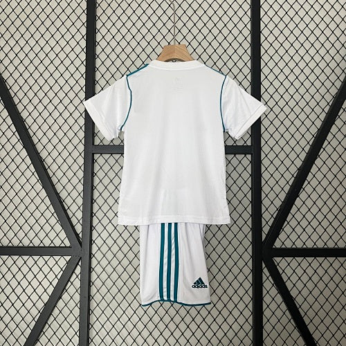 Kids Real Madrid 2017/18 Home Jersey