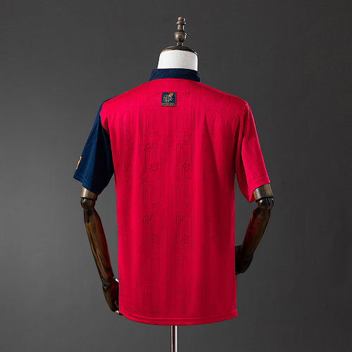 Retro Spain 1996 Home Jersey Fan Version