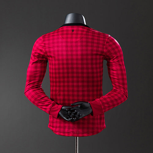 Manchester United 2012/13 Home Long Sleeve Player Version Retro Jersey