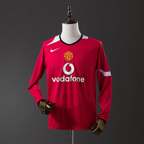 Manchester United 2004/06 Home Long Sleeve Retro Jersey Fan Version