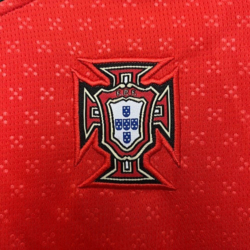 2025 Kids Portugal Home Jersey Kit Long Sleeve