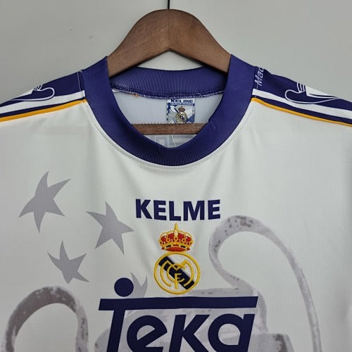 Retro 1997-98 Real Madrid Champions League 7 Champions Commemorative Edition