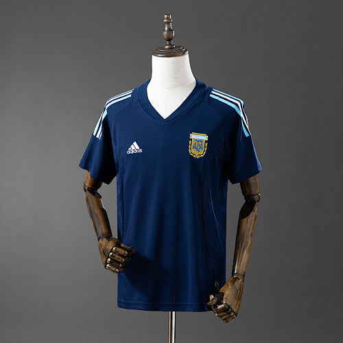 Argentina 2002 Away Retro Jersey Fan Version