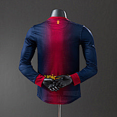Barcelona 2012/13 Home Long Sleeve Player Version Retro Jersey