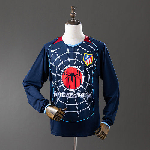 Atletico Madrid 2004/05 Away Long Sleeve Retro Jersey Fan Version